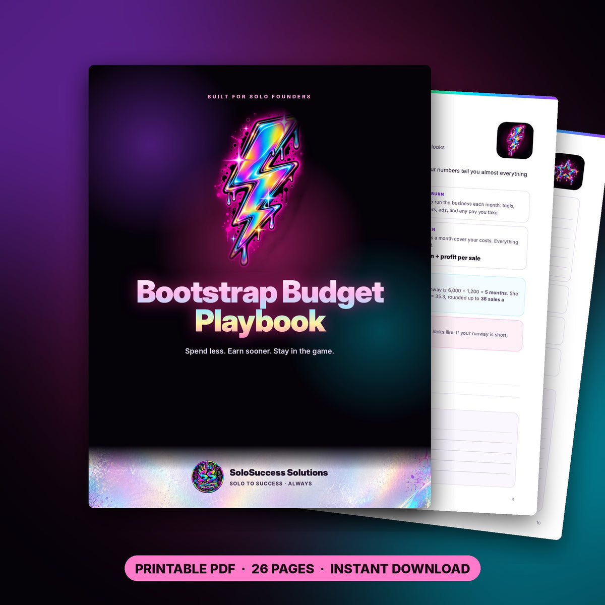 Bootstrap Budget Playbook