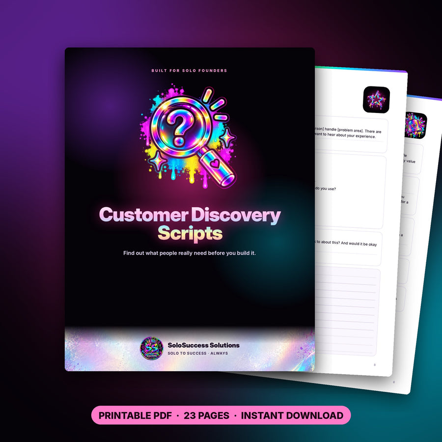 Customer Discovery Scripts